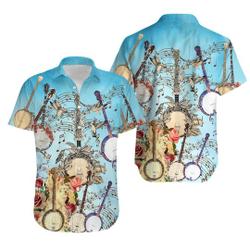 Banjo Hawaiian Shirt Gift For Your Girlfriend Boyfriend Gift For Love Gift For Friend Best Valentine Present Holiday Gift
