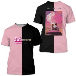 Barbenheimer Barbie Movie Oppenheimer 3D Shirt Meaningful Gift For Family Gift For Boyfriend Valentine Gift