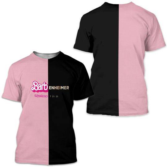 Barbenheimer Barbie Movie Oppenheimer Shirt Meaningful Gift For Family Gift For Boyfriend Valentine Gift
