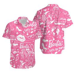 Barbie Hawaiian Shirt, Barbie Movie 2023 Shirt Gift For Your Girlfriend Boyfriend Gift For Love Gift For Friend Best Valentine Present Holiday Gift
