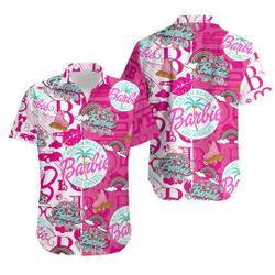 Barbie Hawaiian Shirt, Barbie Movie 2023 Shirt Gift For Your Girlfriend Boyfriend Gift For Love Gift For Friend Best Valentine Present Holiday Gift
