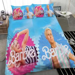 Barbie Quilt Cover Soft Three-Piece Bedding Set Gift For Your Girlfriend Boyfriend Gift For Love Gift For Friend Best Valentine Present Holiday Gift