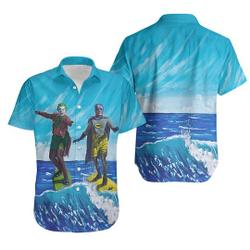Batman And Joker Surfing Hawaiian Shirt Gift For Your Girlfriend Boyfriend Gift For Love Gift For Friend Best Valentine Present Holiday Gift