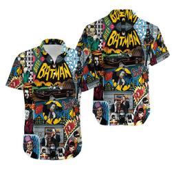 Batman Superheroes Characters Lovers 3D Hawaii Shirt Gift For Your Girlfriend Boyfriend Gift For Love Gift For Friend Best Valentine Present Holiday Gift