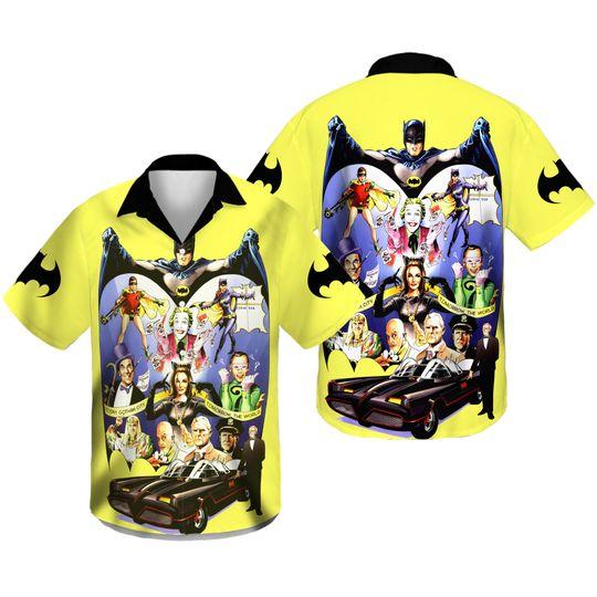 Batman Superheroes Movie Characters 3D Hawaii Shirt Gift For Your Girlfriend Boyfriend Gift For Love Gift For Friend Best Valentine Present Holiday Gift