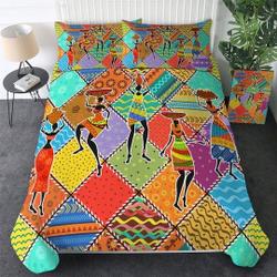 African lady Basket on head Bedding SetsGift For Your Girlfriend Boyfriend Gift For Love Gift For Friend Best Valentine Present Holiday Gift