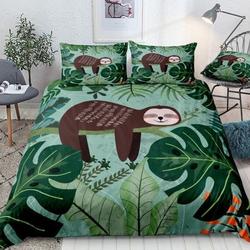 Sloth Bedding Set Gift For Your Girlfriend Boyfriend Gift For Love Gift For Friend Best Valentine Present Holiday Gift