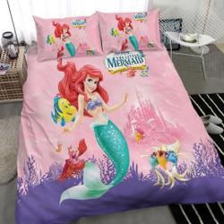 Disney Ariel The Little Mermaid Bedding Set Gift For Your Girlfriend Boyfriend Gift For Love Gift For Friend Best Valentine Present Holiday Gift