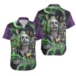 Beetlejuice Halloween Hawaiian Shirt Gift For Your Girlfriend Boyfriend Gift For Love Gift For Friend Best Valentine Present Holiday Gift