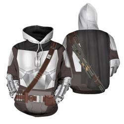 Beskar Mandalorian Costumes 3D All Over Printed Hoodie