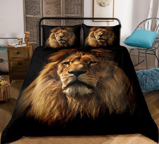 Lion Bedding Set Gift For Your Girlfriend Boyfriend Gift For Love Gift For Friend Best Valentine Present Holiday Gift