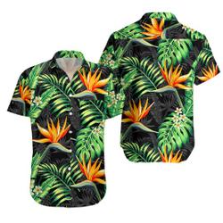 Bird of Paradise Hawaiian shirt Gift For Your Girlfriend Boyfriend Gift For Love Gift For Friend Best Valentine Present Holiday Gift