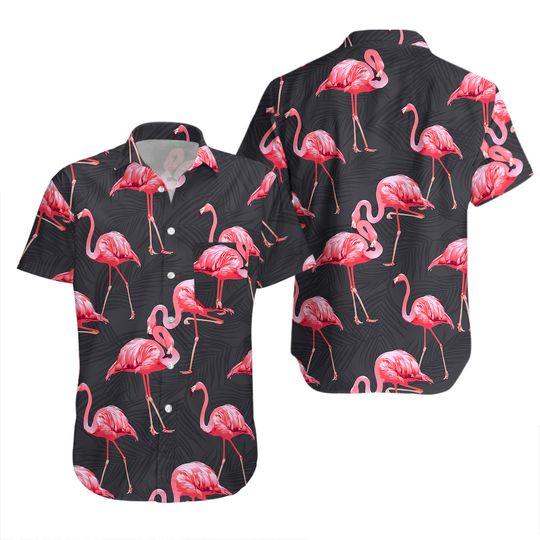 Black Button Down Hawaiian Shirt Gift For Your Girlfriend Boyfriend Gift For Love Gift For Friend Best Valentine Present Holiday Gift