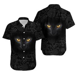 Black Cat Awesome Amazing Style Hawaiian Shirt Gift For Your Girlfriend Boyfriend Gift For Love Gift For Friend Best Valentine Present Holiday Gift
