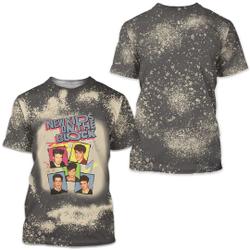 Bleached NK on The Block 3d T Shirt Meaningful Gift For Family Gift For Boyfriend Valentine Gift