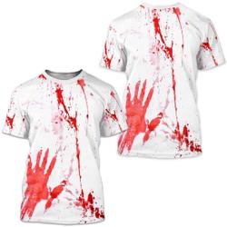 Blood Stained Inspired Halloween 3D Shirt Meaningful Gift For Family Gift For Boyfriend Valentine Gift