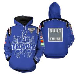 Blue Thunder 3D Shirt Hoodie Racing Uniform
