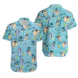 BlueyDad Family Hawaiian Shirt Gift For Your Girlfriend Boyfriend Gift For Love Gift For Friend Best Valentine Present Holiday Gift