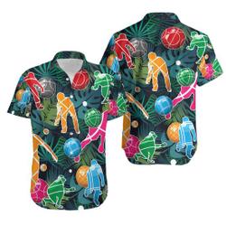 Bocce Ball Tropical Colorful Ball Games Hawaiian Shirt Gift For Your Girlfriend Boyfriend Gift For Love Gift For Friend Best Valentine Present Holiday Gift