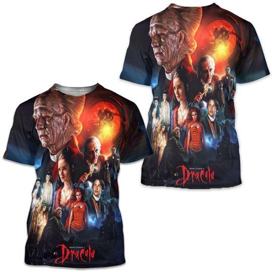 Bram Stoker's Dracula T-Shirt 3D, Bram Meaningful Gift For Family Gift For Boyfriend Valentine Gift