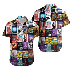 Broadway Musical Theater Summer Beach Hawaiian Shirt Gift For Your Girlfriend Boyfriend Gift For Love Gift For Friend Best Valentine Present Holiday Gift