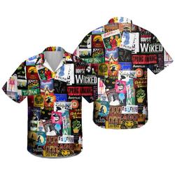 Broadway Musical Theater Unisex Hawaiian Shirt Gift For Your Girlfriend Boyfriend Gift For Love Gift For Friend Best Valentine Present Holiday Gift