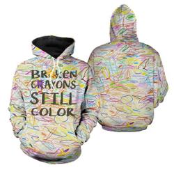 Broken Crayons Still Color 3D Hoodie
