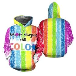 Broken Crayons Still Color 3D Hoodie