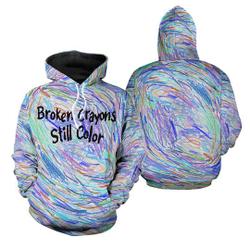 Broken Crayons Still Color 3D Hoodie Shirt