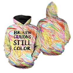 Broken Crayons Still Color Hoodie