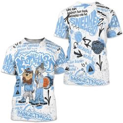 Brotherhood Bunny Sneaker Shirt Match Retro University Blue 5s Tee Meaningful Gift For Family Gift For Boyfriend Valentine Gift
