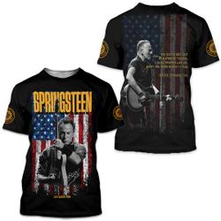 Bruce Springsteen 3D Shirt Meaningful Gift For Family Gift For Boyfriend Valentine Gift