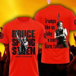 Bruce Springsteen world tour 2023 3D shirts Meaningful Gift For Family Gift For Boyfriend Valentine Gift