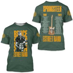 Bruce Springsteen E Street Band Tour 2023 3D Shirt Meaningful Gift For Family Gift For Boyfriend Valentine Gift