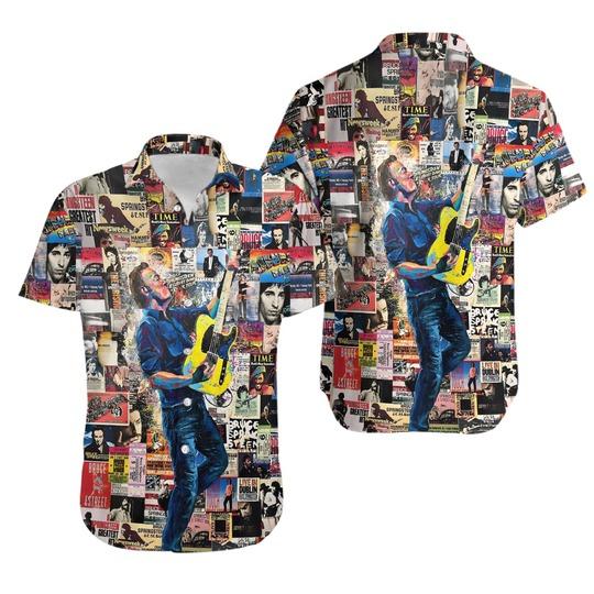 Bruce Springsteen Hawaiian Shirt Gift For Your Girlfriend Boyfriend Gift For Love Gift For Friend Best Valentine Present Holiday Gift