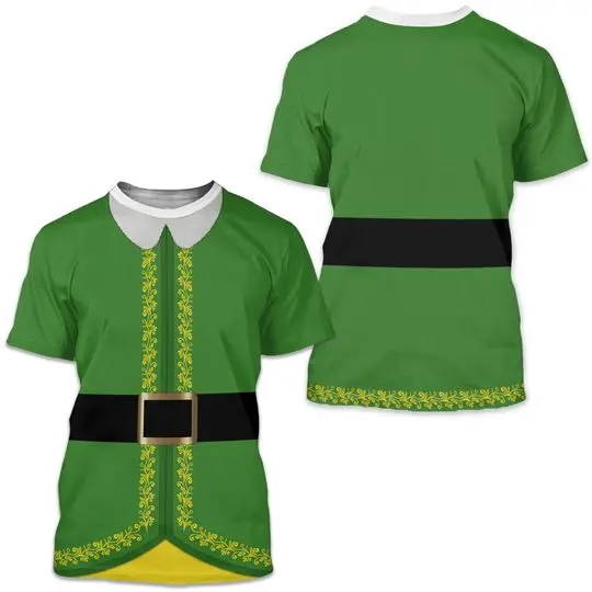 Buddy the Elf All Over Print Unisex 3D shirt Meaningful Gift For Family Gift For Boyfriend Valentine Gift