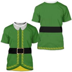Buddy the Elf All Over Print Unisex 3D shirt Meaningful Gift For Family Gift For Boyfriend Valentine Gift