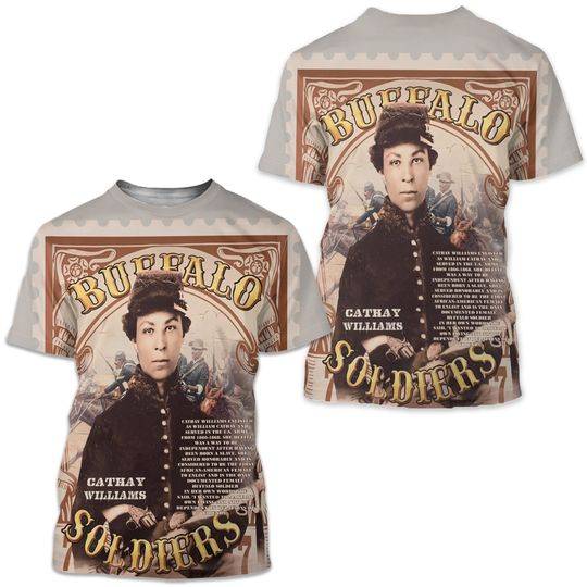 Buffalo Soldiers Woman African American Heroes Shirt Black History Month Meaningful Gift For Family Gift For Boyfriend Valentine Gift