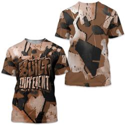 Built Different 3D Broken match Jordan 3 Retro Winterized Archaeo Brown 3D T Shirt Meaningful Gift For Family Gift For Boyfriend Valentine Gift