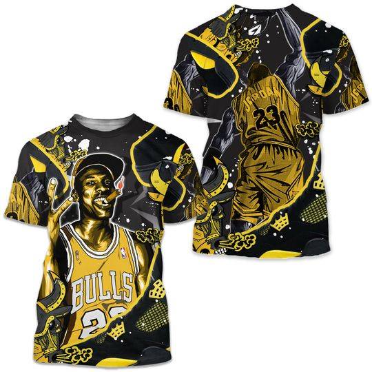Bull 23 Jordan Unisex Sneaker Shirt Match 2023 Thunder 4s Tee Meaningful Gift For Family Gift For Boyfriend Valentine Gift