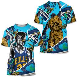 Bull 23 Jordan Unisex Sneaker Shirt Match Dunk Low GS Kyrie Tee Meaningful Gift For Family Gift For Boyfriend Valentine Gift