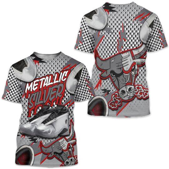 Bull Jordan Unisex Sneaker Shirt Match 14 Low Metallic Silver Meaningful Gift For Family Gift For Boyfriend Valentine Gift