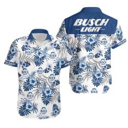 Light Beer blue leaf Unisex Hawaiian Shirt Gift For Your Girlfriend Boyfriend Gift For Love Gift For Friend Best Valentine Present Holiday Gift