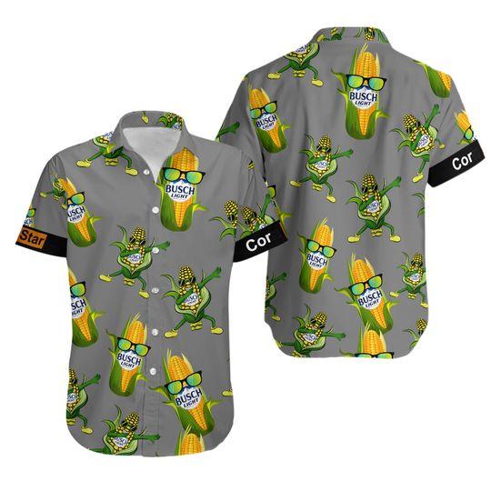 Light Beer Corn Star funny Unisex Hawaiian Shirt Gift For Your Girlfriend Boyfriend Gift For Love Gift For Friend Best Valentine Present Holiday Gift
