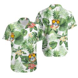 Light Beer pineapple Flower Unisex Hawaiian Shirt Gift For Your Girlfriend Boyfriend Gift For Love Gift For Friend Best Valentine Present Holiday Gift
