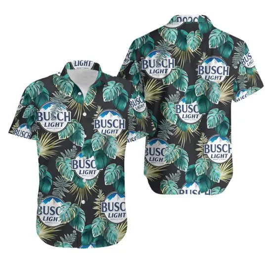 Light Beer Tropical Unisex Hawaiian Shirt Gift For Your Girlfriend Boyfriend Gift For Love Gift For Friend Best Valentine Present Holiday Gift
