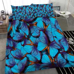 Butterfly King Bedding Sets for 3D Butterfly Duvet Cover Dreamy Night Butterfly Beding Set Gift For Your Girlfriend Boyfriend Gift For Love Gift For Friend Best Valentine Present Holiday Gift