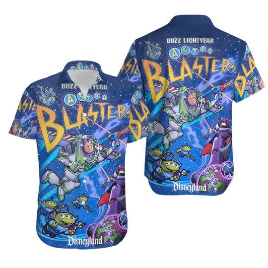 Buzz Lightyear Astro Blaster Hawaiian Shirt Gift For Your Girlfriend Boyfriend Gift For Love Gift For Friend Best Valentine Present Holiday Gift