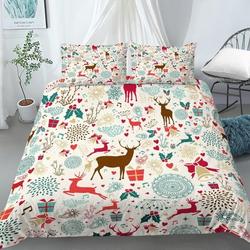 1950s Christmas retro vintage pattern colorful Bedding Set Gift For Your Girlfriend Boyfriend Gift For Love Gift For Friend Best Valentine Present Holiday Gift