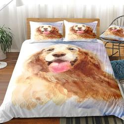 Golden Retriever Bedding Set Gift For Your Girlfriend Boyfriend Gift For Love Gift For Friend Best Valentine Present Holiday Gift
